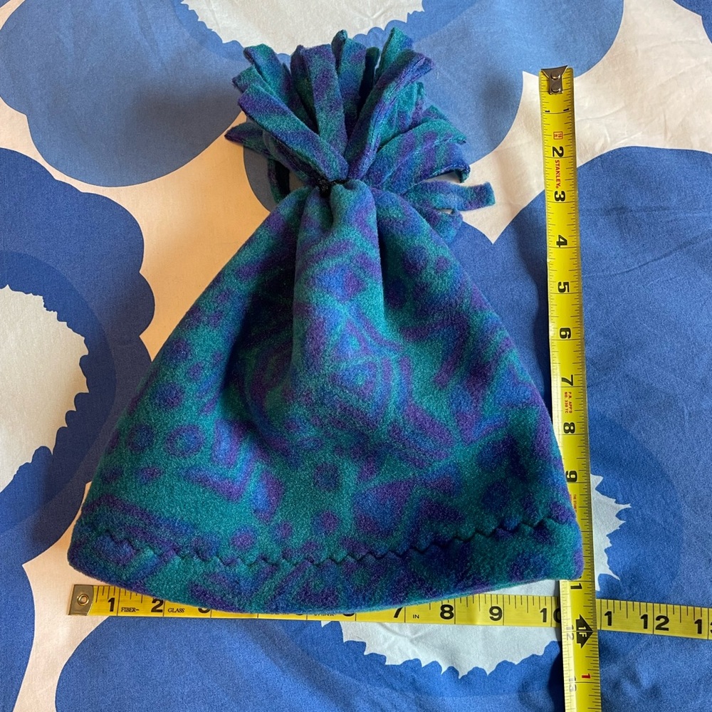 Handmade fleece tassel hat